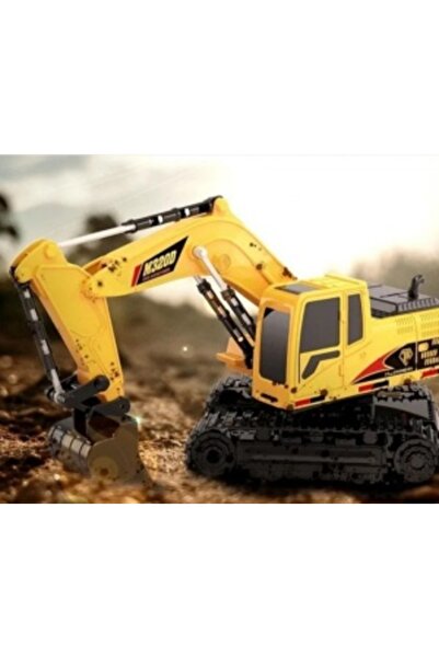 CREATIVE Remote control toy excavator 2.4 GHz, children 3+ years, scale 1:20, 33 x 13 x 18.5 cm, yellow-black
