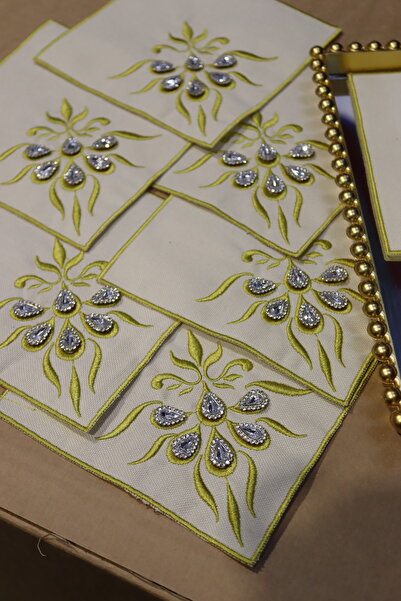 vipceyiz Diamond Stone Gold Fragrance Napkin