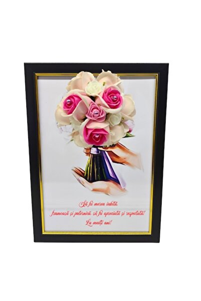 T&M Personalizare Tablou înrămat A4 (30x21 cm) - Fie ca tu să fii mereu iubit...