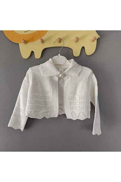 Renata's Baby Girl Children's Motif Cotton Brooch Closure Seasonal Stylish Bolero Cardigan