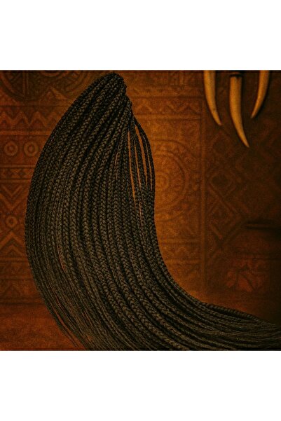 YASEMİN KAPLAN 80 Pieces of Butterfly Buckle – 35 cm African Braid