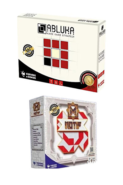 animokids CURİOUS&GENİUS ABLUKA MOTİF 2Lİ OYUN SETİ TAZOF