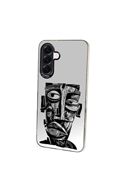 PrintiFy Totem Face Design Metallic Look Matte Silicone Case Compatible with Samsung Galaxy A56