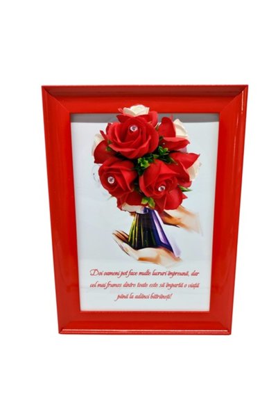 T&M Personalizare Tablou înrămat A4 (30x21 cm) - Două persoane pot face multe...