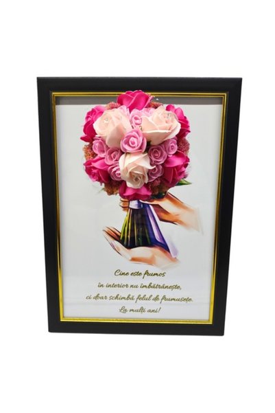 T&M Personalizare Tablou înrămat A4 (30x21 cm) - „Frumusețea interioară nu îm...