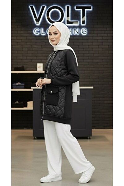 VOLT CLOTHİNG Παλτό με καπιτονέ σχέδιο με λεπτομέρεια τσέπης