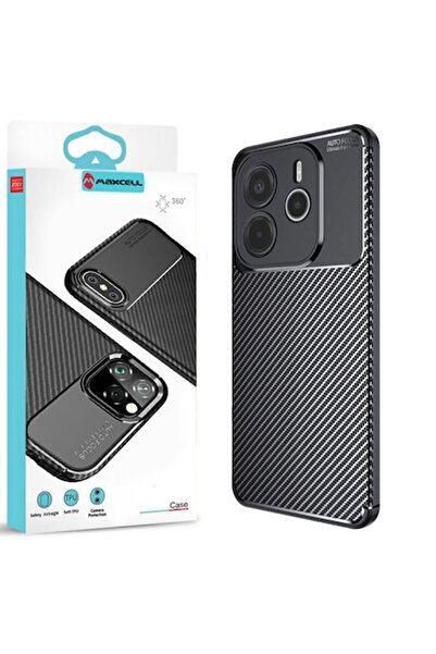 Xiaomi Θήκη AutoFocus για Redmi Note 14 4G, με υφή άνθρακα, TPU, μαύρη