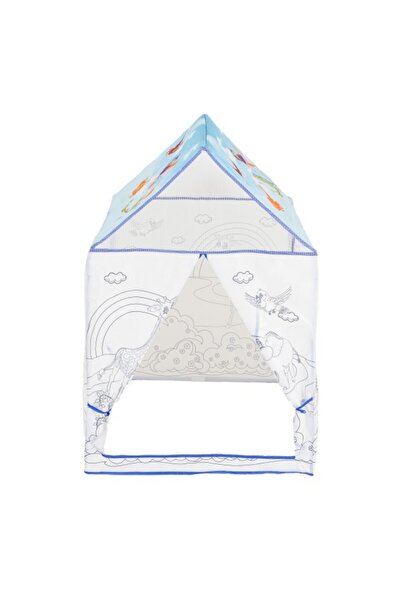 Moni Toys Children's coloring house - easy to assemble, with markers included, 3 years+