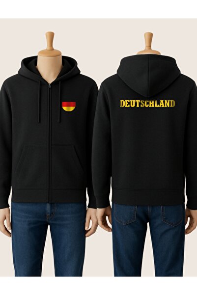SARI DEUTSCHLAND ALMANYA SWEA tricou POLAR