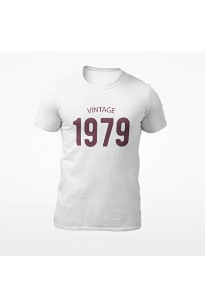Tricou Destept Tricou personalizat Vintage 1979, Alb, M
