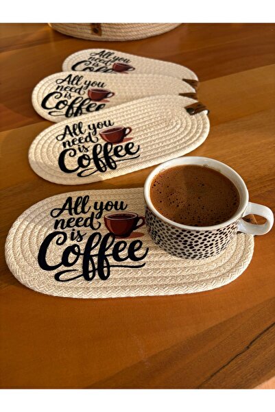 Nev Design 4-Piece Coasters, Dft Printing, Mini Supla, American Service