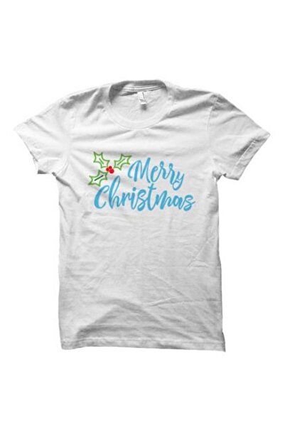 Tricou Destept Tricou Crăciun Fericit albastru, alb, S