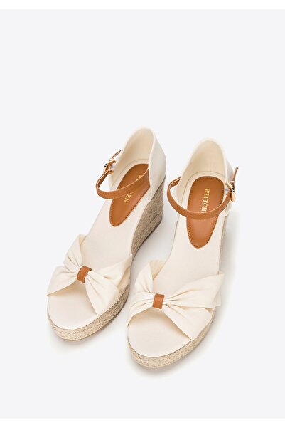 Wittchen Women's Espadrilles with Bow at Front - Synthetic Material