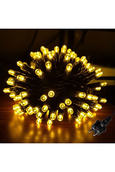 OEM Lumini liniare de Crăciun pentru exterior, 10 m, 100 LED-uri mari de 8 mm...