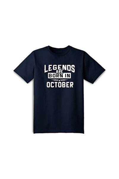 Tricou Destept Tricou personalizat „Legendele se nasc în octombrie”
