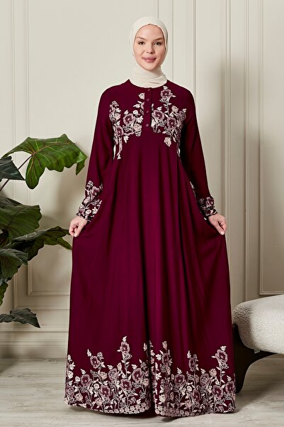 fistan Mevlana Skirt Viscose Fabric Hijab Clothing Mother's Dress Prayer Dress Wide Fit Hijab Dress