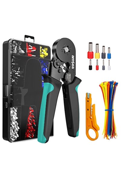 amXea Tool-Kit Crimping Set HSC8 6-4A - Black/Teal