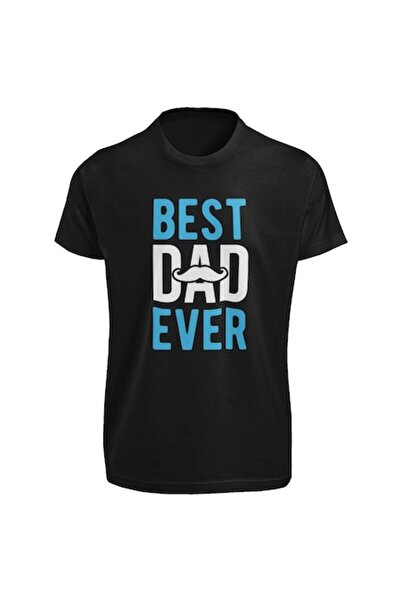 Tricou Destept Tricou „Cel mai bun tată din lume”, negru, 3XL