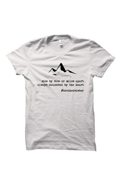 Tricou Destept Tricou personalizat „Frate și soră”, alb, 2XL