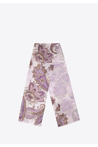 Wittchen Eșarfă delicată pentru femei bej și violet poliester bej și violet
