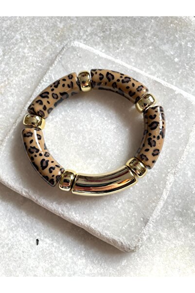 By Selen Suyolcu Women's Bracelet with Bone Gold Detail