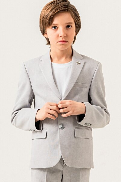 carino's kids Boy's Suit with Linen Jacket