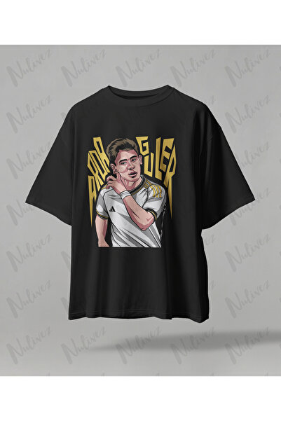 Nulivez Arda Güler Design Printed High Quality Compact Unisex Oversized T-Shirt