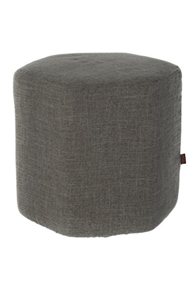 QMOBILI HEX Stool Gray, fabric, removable cover, anti-slip feet
