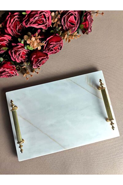 NapkinStore Кутия за годежен пръстен от естествен мрамор 20*30 см / NMS32