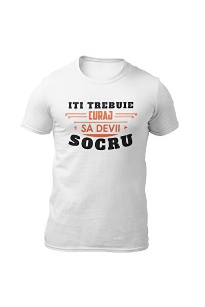 Tricou Destept Tricou personalizat „Socru”, alb, mărimea L