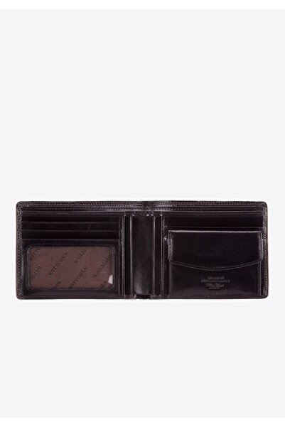 Wittchen Men's wallet with coat of arms black leather