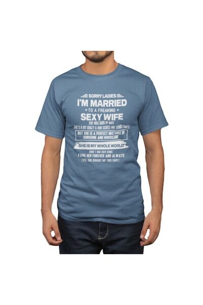 Tricou Destept Tricou „Sorry Ladies”, albastru, mărimea M