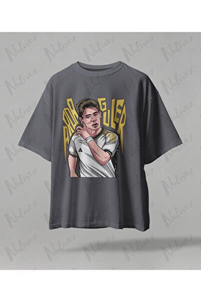 Nulivez Arda Güler Design Printed High Quality Compact Unisex Oversized T-Shirt