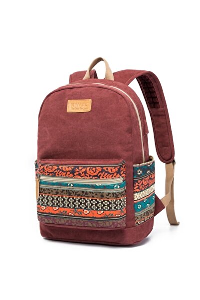 Kinmac Laptop Backpack, Kinmac, Red Bohemia, 15.6"