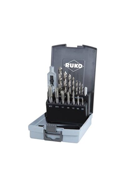 Ruko Die Set + Taps + Drills, RUKO, 15 pieces, Silver