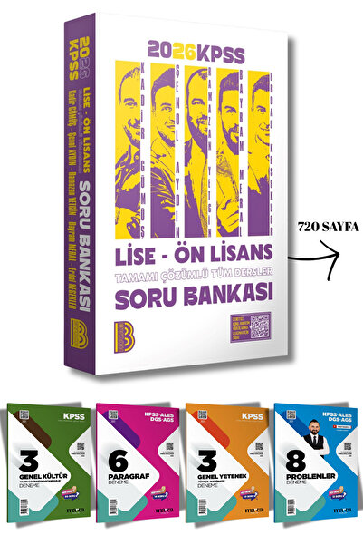 Benim Hocam Yayınları 2026 Lise - Ön Lisans Tamamı Çözümlü Tüm Dersler Soru B...