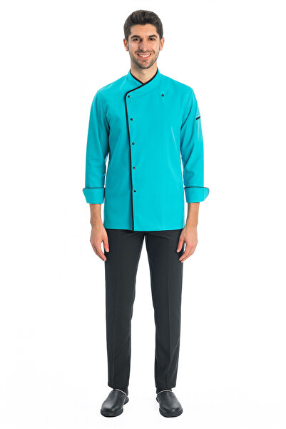 TIPTEKS Classic Men's Long Sleeve Chef Jacket and Pants Set