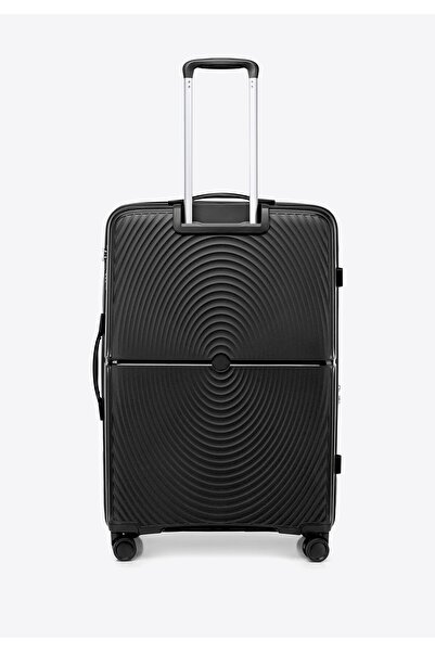 Wittchen Valiză mare pentru bărbați, din polipropilenă cu cercuri, neagră, polipropilenă neagră