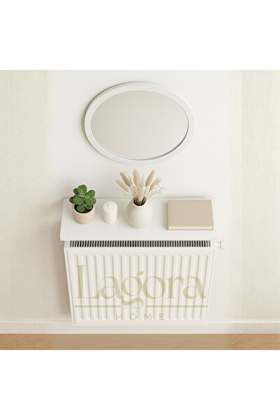 LAGORA Montajsız Petek Üstü Uçan Raf Dresuar Kalorifer Peteği Rafı