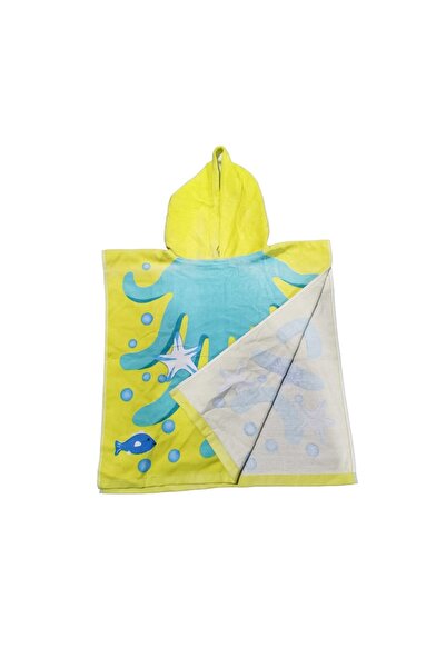 Doty OctopusWorld children's beach towel with hood, cotton, 60x60 cm, multicolor (Doty)