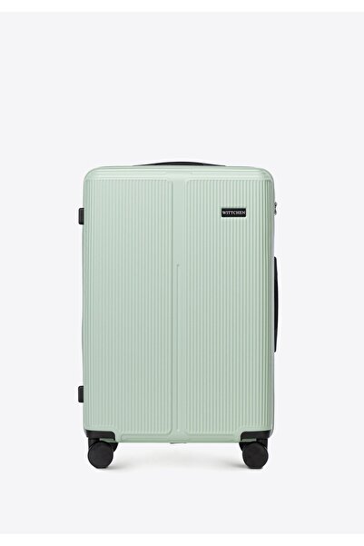 Wittchen Set de valiză mini cu dungi din ABS pentru bărbați, culoare mentă, c...