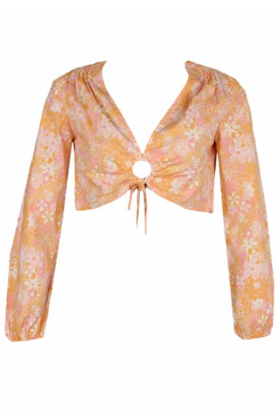 Jennyfer Fay Orange Blouse 100% cotton