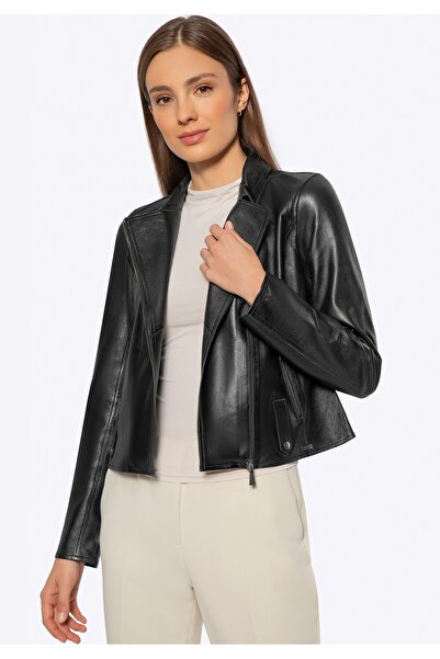 Wittchen Women's Sheepskin Jacket Black Leather