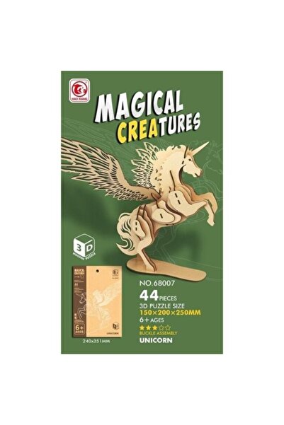 MAKSIK Construction Set, 44 pieces, 3D, wood, 352x241 mm