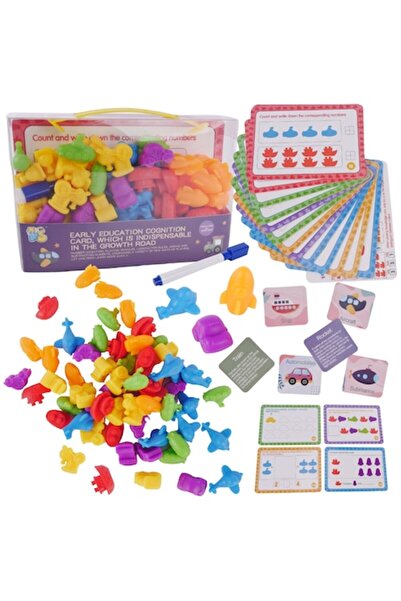 MAKSIK Set educațional - Învățare prin joc (Vehicule de transport), 21x5x15 cm