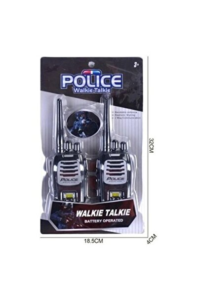 MAKSIK Stație walkie-talkie pentru copii, Maksik, neagră