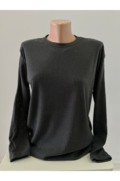 sevdalı Women's Khaki Corded Fabric Woven Mother Combed Cotton Blouse