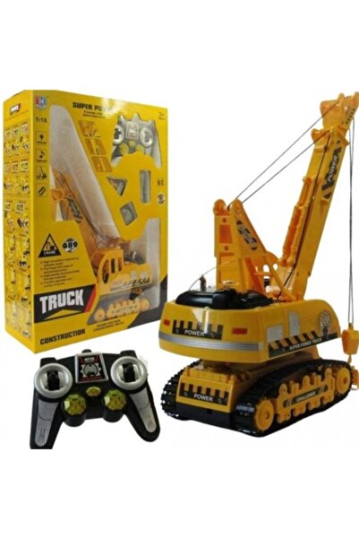 MAKSIK Macara de construcții cu telecomandă, efecte luminoase și sonore, mult...