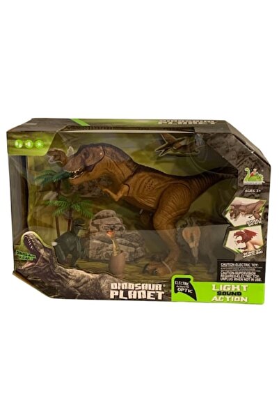 Import ProNice Set 4 figurine dinozaur Import ProNice, efecte sonore și lumin...