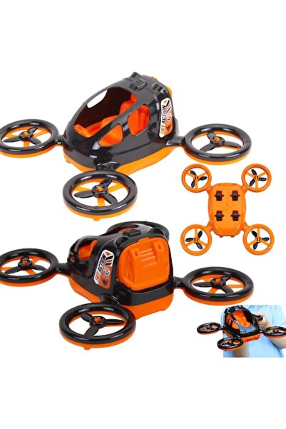 Technok Quadcopter 2 în 1, transport și siguranță, portocaliu, 26x25 cm